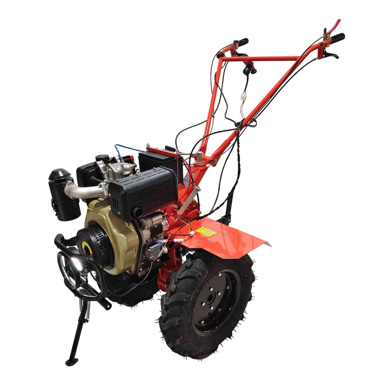 Motocultor motorină TechnoWorker 135 DE + freză 10cp 