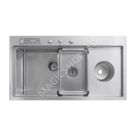 Chiuveta handmade SanDonna HD9250 (Crom Satin)