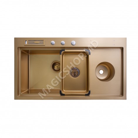 Chiuveta handmade SanDonna HD9250 (Negru)