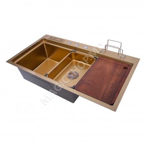 Chiuveta handmade SanDonna HD9250 (Negru)