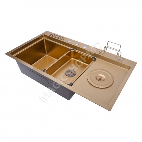 Chiuveta handmade SanDonna HD9250 (Negru)