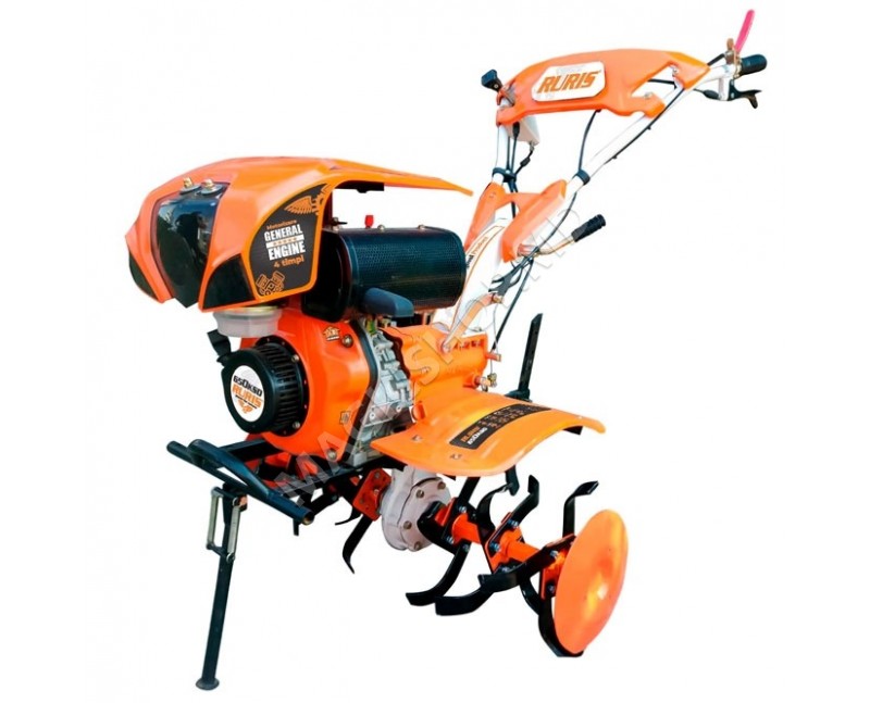 Motocultor motorină Ruris 650KSD + freză