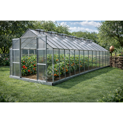 Садовая теплица TECHNOWORKER, поликарбонат 83, 8х3,1х2,47 м