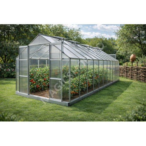 Садовая теплица TECHNOWORKER, поликарбонат 63, 6х3,1х2,47 м