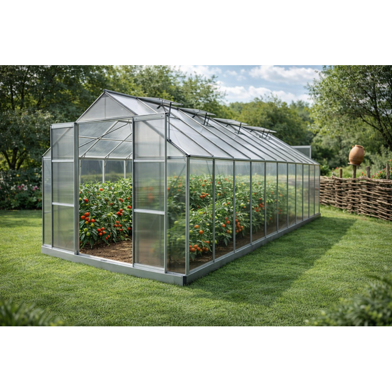 Sera de gradina TECHNOWORKER Policarbonat 63, 6x3,1x2,47 m