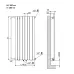 Radiator baie din otel Orion HB-R35S102 1838x544