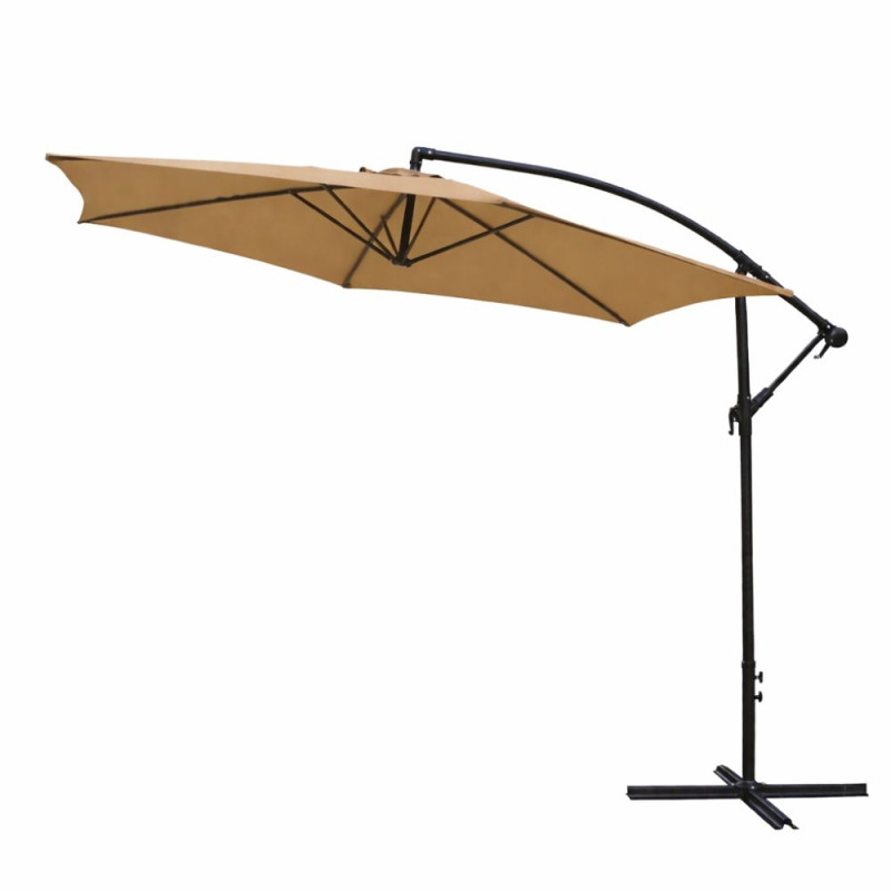 Umbrelă de grădină 300 cm gri