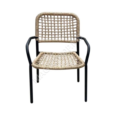 Стул Poliratan металл, бежевый