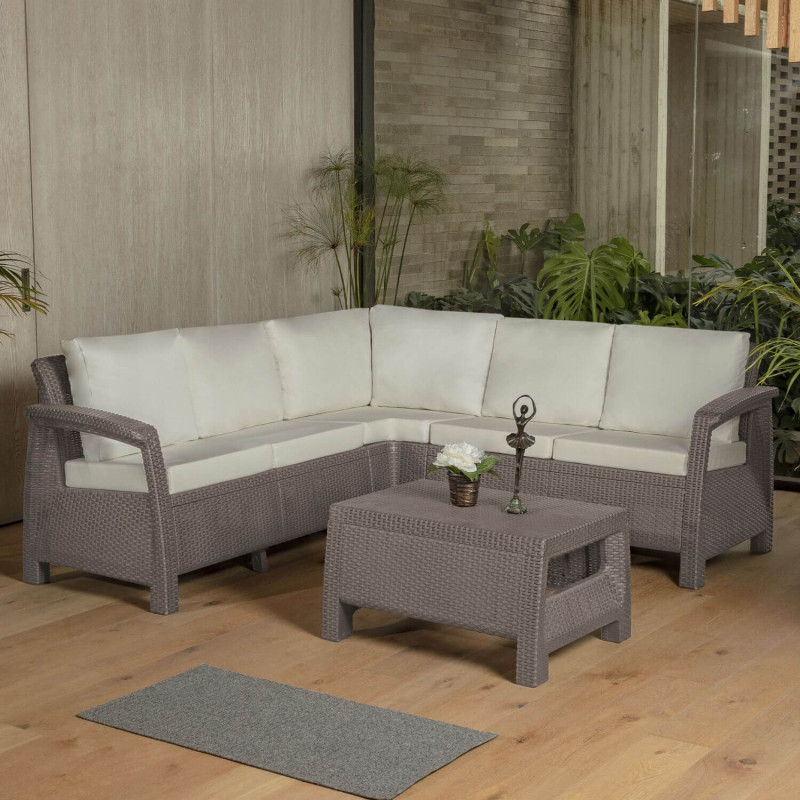 Set mobila pentru terasa 5 persoane Ferrara Fancy