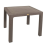 Masă Elit Ratan fără sticlă 90x90 cm Maro; Antracit; Bej