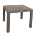 Masă Elit Ratan fără sticlă 90x90 cm Maro; Antracit; Bej