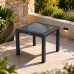 Masa Rattan 90X90, cu sticla (maro, bej, antracit)
