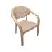 Scaun de gradina Bamboo (Maro, Bej, Antracit)