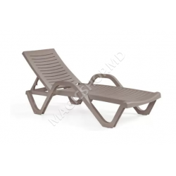 Sezlong Woody, Cappuccino