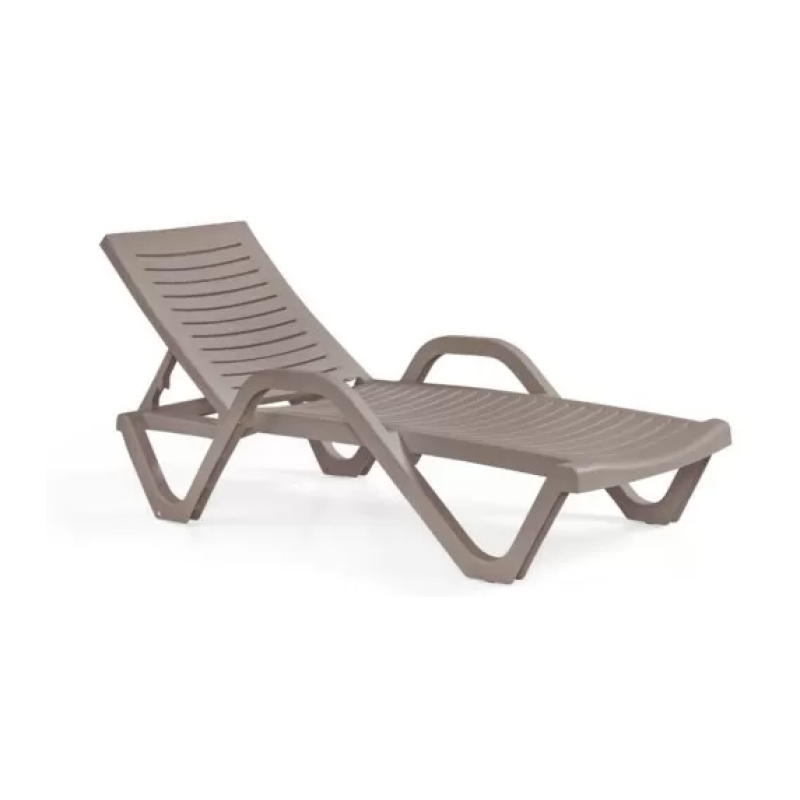 Sezlong Woody, Cappuccino