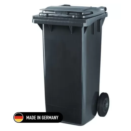 Tomberon din plastic cu roți din cauciuc, standart, Germania, 120 L