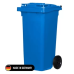 Tomberon din plastic cu roți din cauciuc, standart, Germania, 120 L