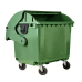 Tomberon din plastic capac oval, 1100 L, Germania