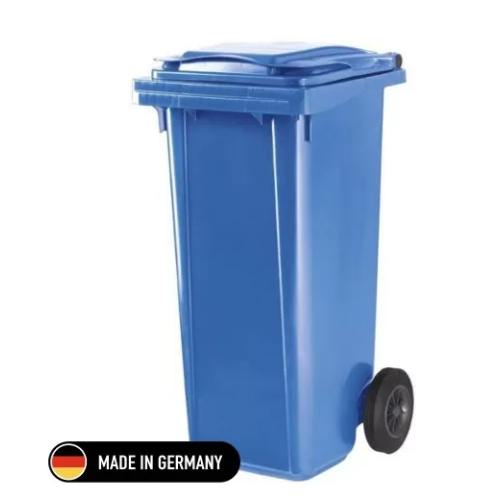 Tomberon din plastic cu roți din cauciuc, greu, Germania, 120 L