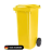 Tomberon din plastic cu roți din cauciuc, greu, Germania, 120 L
