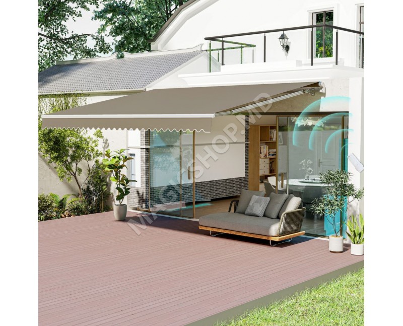 Copertină retractabilă electrica 395 x 300 cm