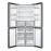 Frigider Midea MDRF632FGF28 (SBS470 Black Jazz) side by side