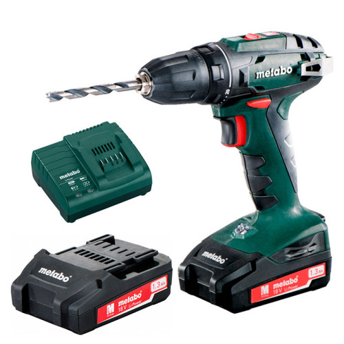 Mașină de înșurubat Metabo BS 18 2x1.3Ah (602207500)