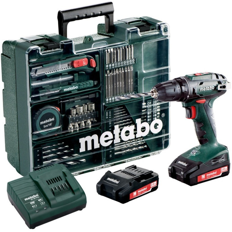 Mașină de găurit și înșurubat Metabo BS18 Workshop (602207880) 