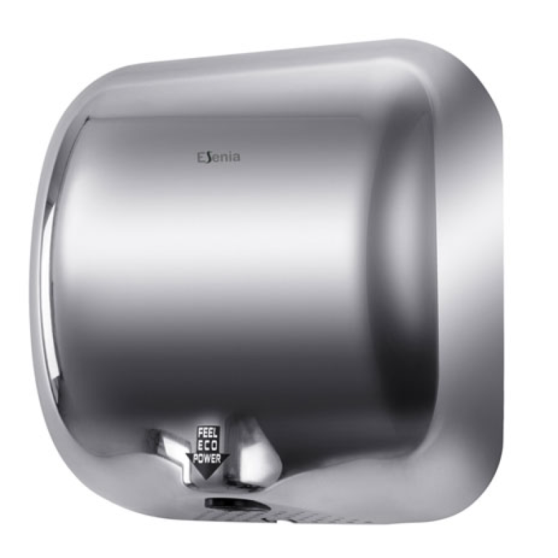 Uscator de maini POWER Jet, 1800W, INOX Lucios