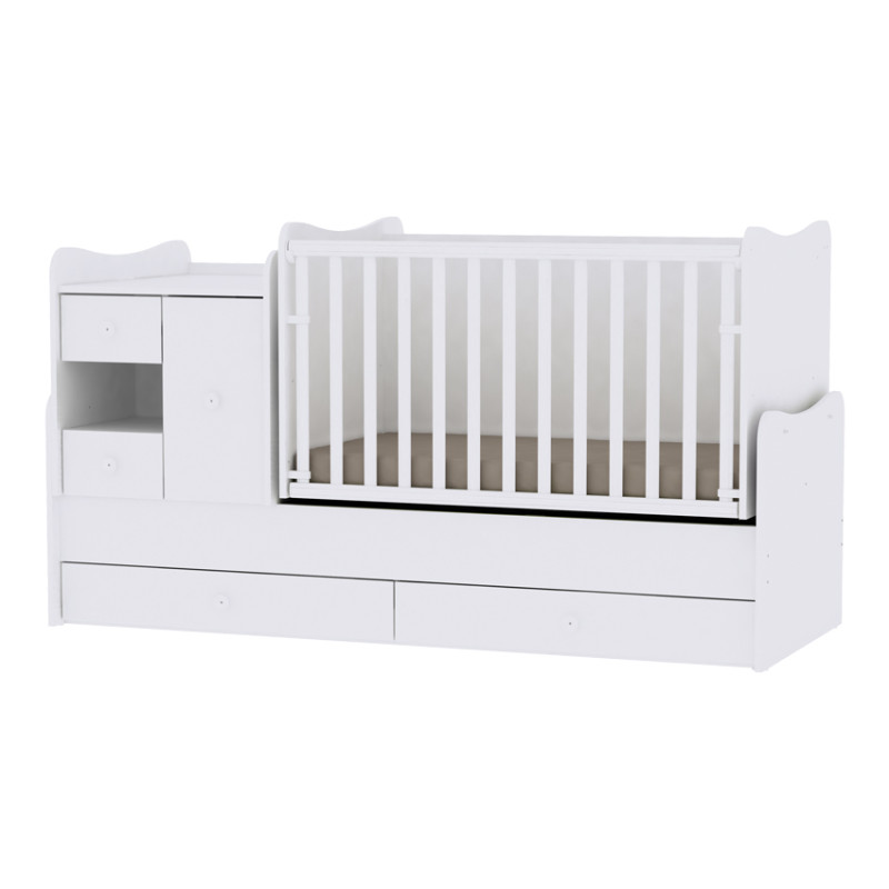 Patuc pentru copii Lorelli MINI MAX NEW 190x72 cm, White
