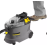 Aspirator cu spalare prin injectie-extractie profesional Puzzi 8/1