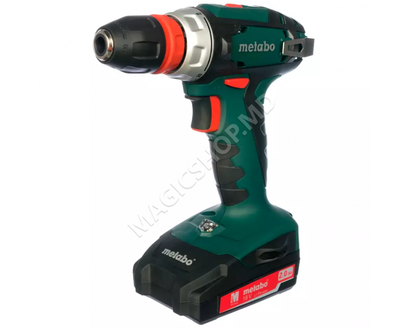 Аккумуляторная отвертка METABO BS 18 Quick Set 18 В 2 А·ч