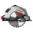 Ferestrau circular manual 2000W Crown CT15210-235