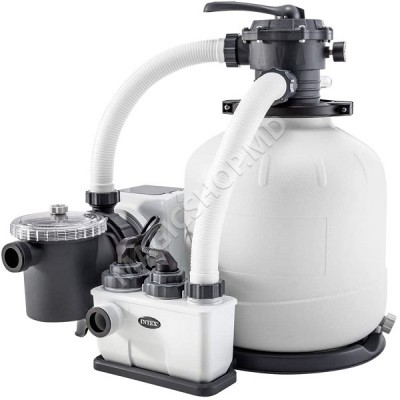 Pompă de filtrare cu nisip și generator de clor „Krystal Clear QX2600” INTEX