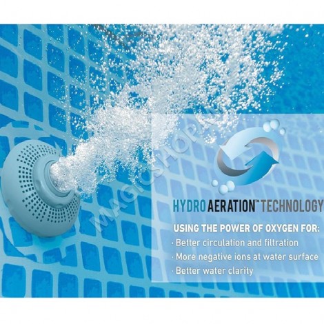 Pompă de filtrare cu nisip și generator de clor „Krystal Clear QX2600” INTEX