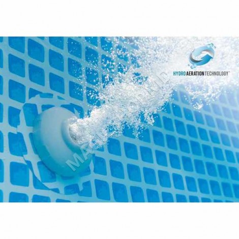 Piscină Intex cu pompă de filtrare, tent, scara 457×122 cm, 16805 l