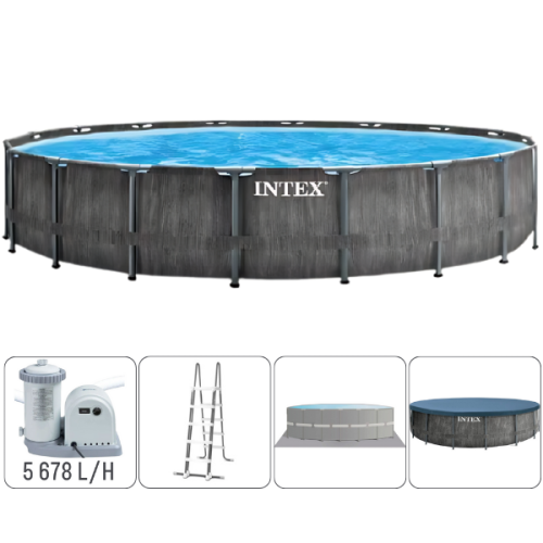 Piscina Intex GreyWood Prism Frame Premium 549×122 cm