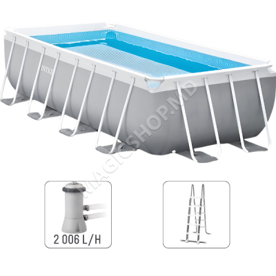 Piscina Carcas Metal 400x200x100cm, 6836L