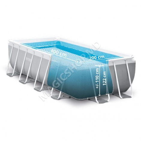 Piscina Carcas Metal 400x200x100cm, 6836L