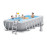 Piscină cadru Intex Prism Frame 488x244x107 cm, 10874 l, pompă de filtrare 3785 l/h, scară, copertină, covoraș