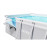 Piscină cadru Intex Prism Frame 488x244x107 cm, 10874 l, pompă de filtrare 3785 l/h, scară, copertină, covoraș
