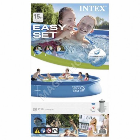 Piscină gonflabilă NTEX Easy Set cu pompă de filtrare 457×84 cm, 9792 L cm