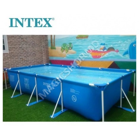 Piscina cu cadru metalic Intex  pompă de filtrare 450x220x84 cm