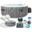 Jacuzzi SPA gonflabil „Greywood Deluxe” 196х71 cm, 795L, 4 persoane