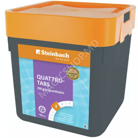 Мульти-функциональная таблетка хлора «Quattro — tabs», 20 гр / 1 шт.