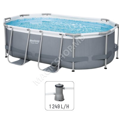 Piscina Power Steel Oval 305x200x84cm, 3668 l