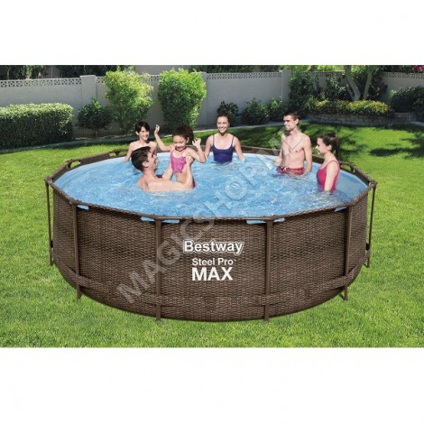 Bestway Бассейн STEEL PRO MAX 366х100 см, 9150 Л, метал. каркас