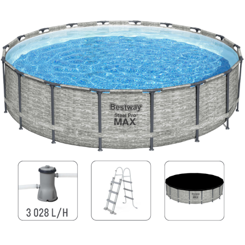 Piscina STEEL PRO MAX 549х122 см, 23062 l