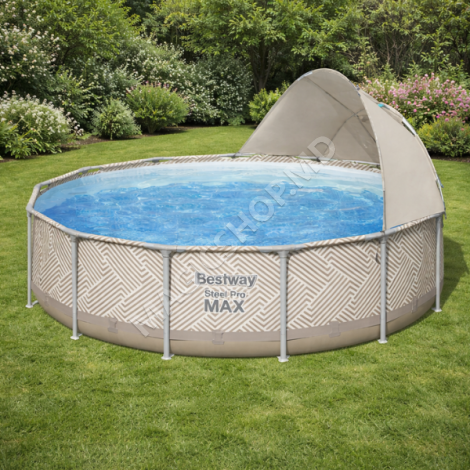 Piscina Bestway STEEL PRO MAX 396х107 cm, 11133L, cadru metalic