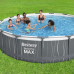 Piscină Bestway STEEL PRO MAX 457х107 cm, 14970L, cadru metalic, LED